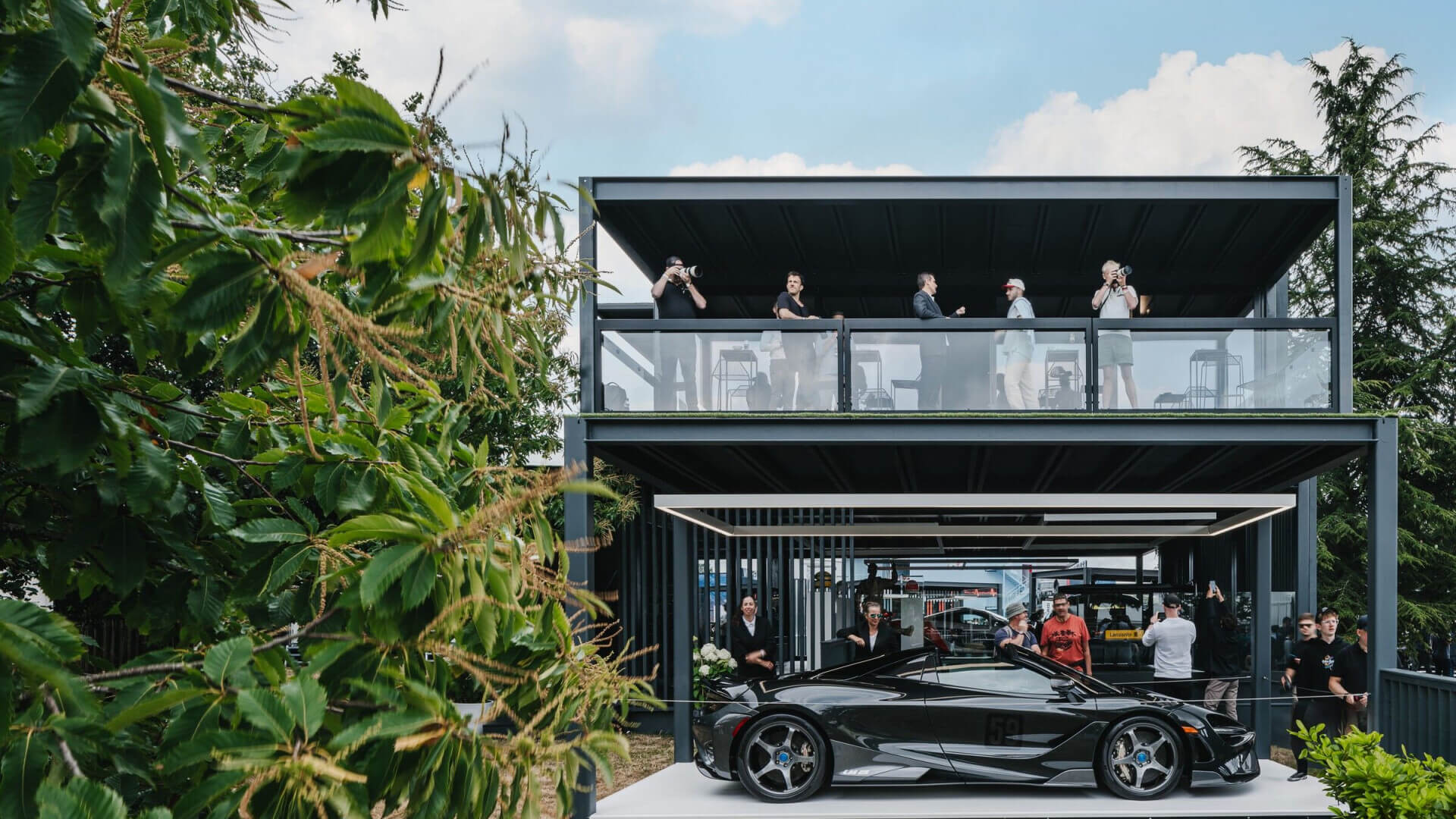 Creating a Sustainable Pavilion at the Goodwood Festival of Speed